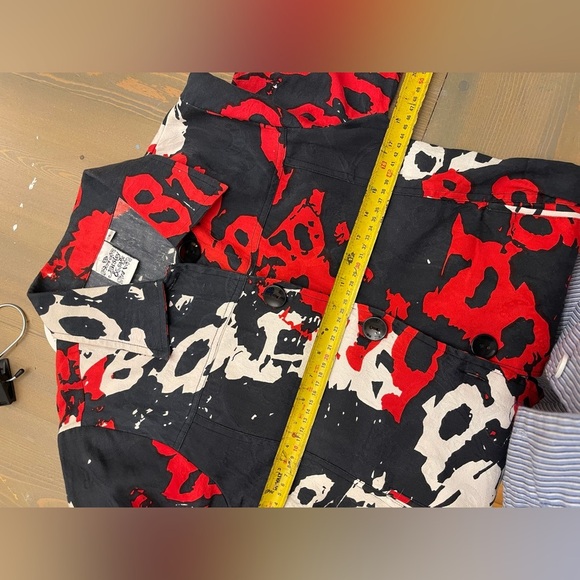 Parsley & Sage Red and Black Patterned Jacket Size Small - Picture 4 of 7